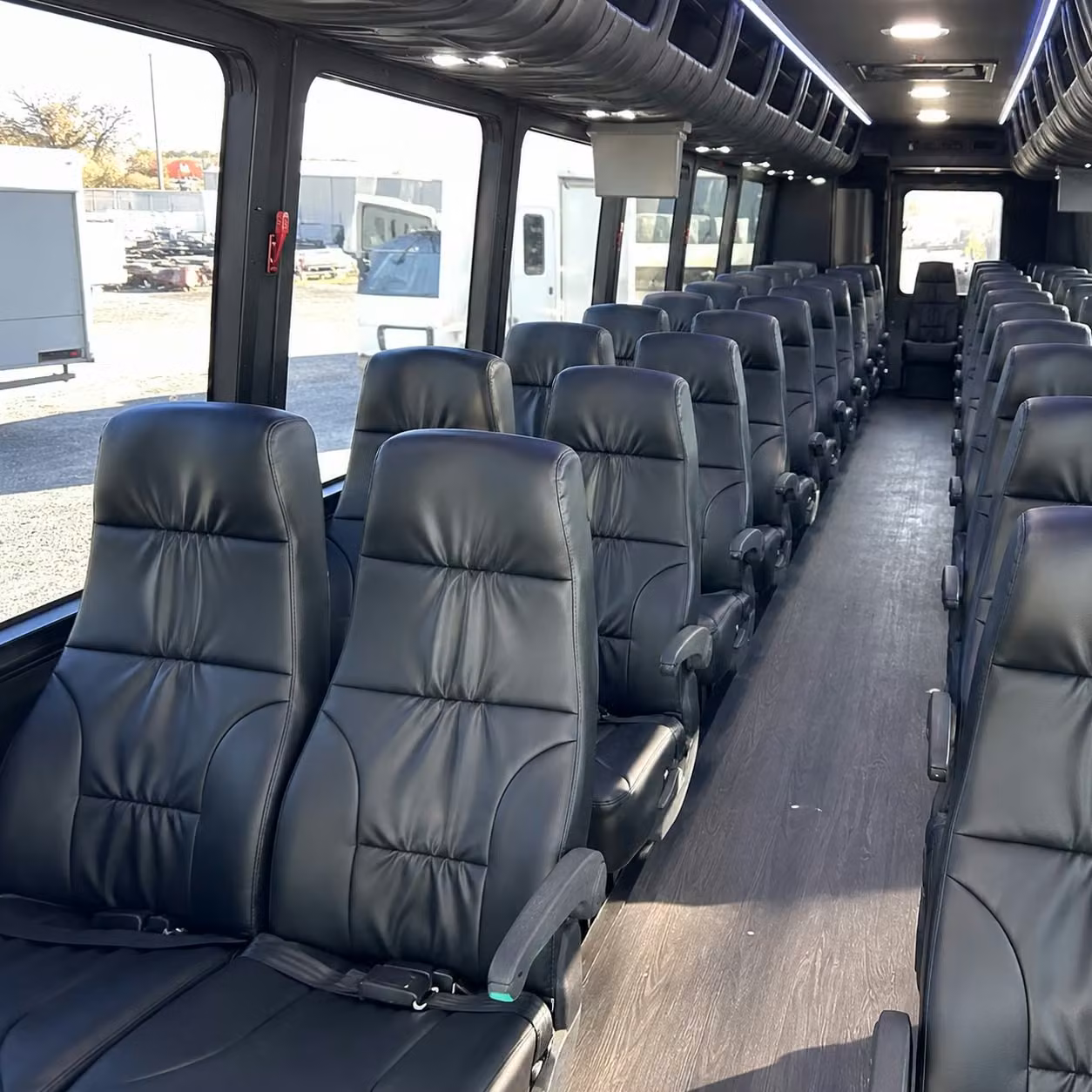 35 passenger minibus inside