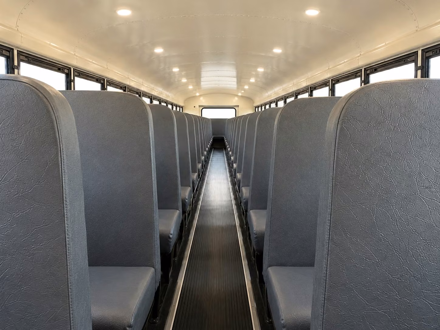 school bus interior