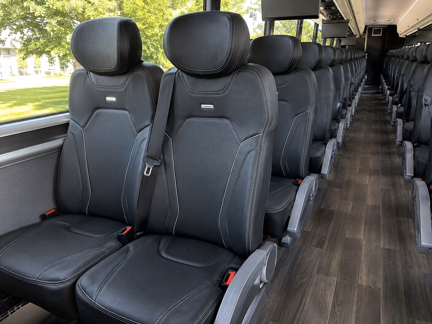the right bus size for every part of your cincinnati wedding weekend